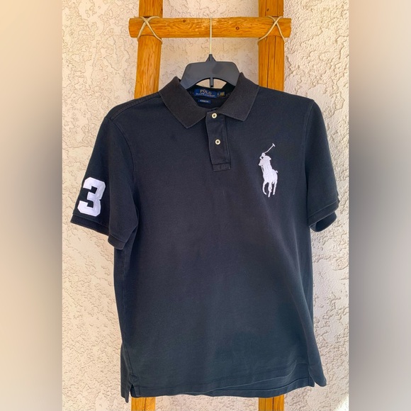 Polo Ralph Lauren Tops - POLO RALPH LAUREN WOMEN’S CLASSIC FIT LARGE SHORT SLEEVE BLACK SHIRT